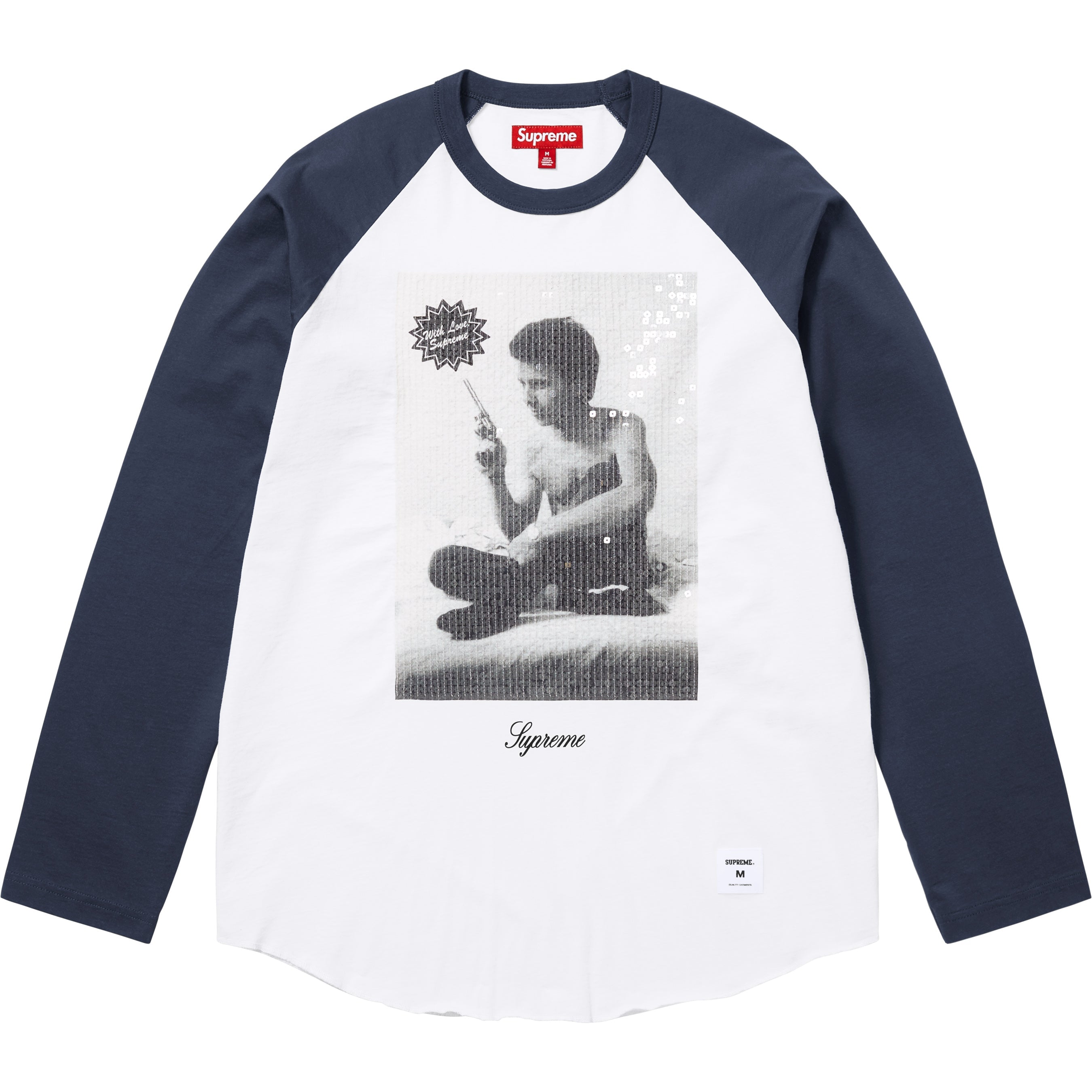Supreme/Larry Clark Sequin Raglan L/S Top view 7
